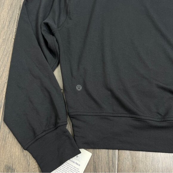 Lululemon NWT BeCalm Scoop-Neck Pullover Black - Picture 5 of 9